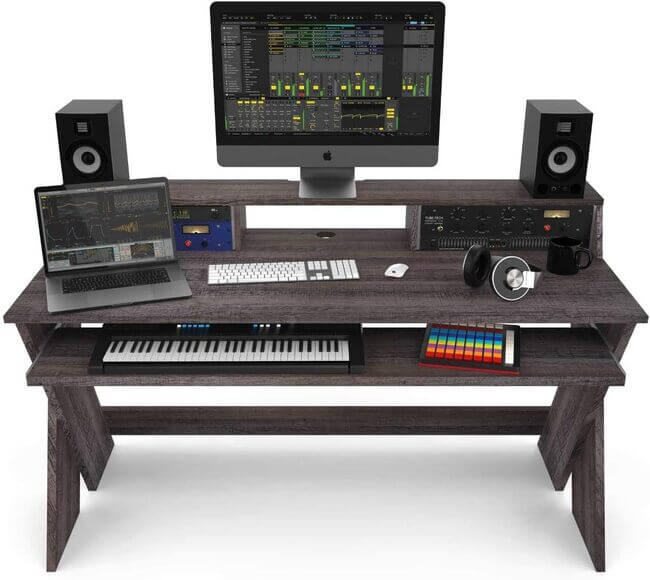 music desk with piano tray